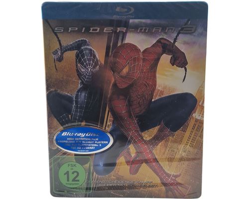 Spider-Man 3 SteelBook 2 Blu-ray Import Allemagne VO TrueHD A/B/C Tobey Maguire