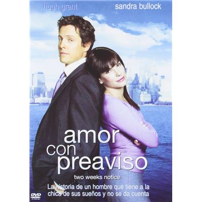 L'Amour sans préavis / Two weeks notice (DVD)