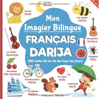 Mon imagier bilingue Francais Darija 250 mots de la vie de tous les jours by DarijaDaba Editions - 1