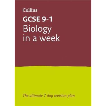 GCSE 91 Biology In A Week by Letts GCSE Paperback Book - 1