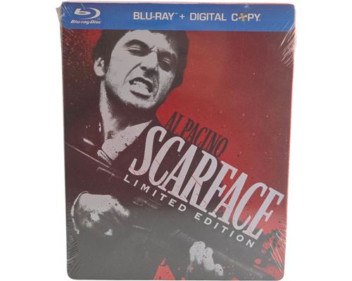 Scarface SteelBook Blu-ray + DVD 1932 10 cartes Import Canada VF Mono Al Pacino