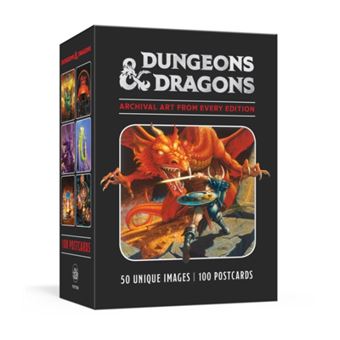 Dungeons Dragons 100 Postcards Archival Art from Every Edition by Official Dungeons & Dragons - 1