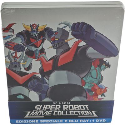 Go Nagai Super Robot 7 Films Blu-ray + DVD SteelBook Goldorak 2015 Region B