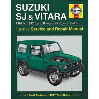 Suzuki SJ Series Samurai Vitara 4cyl Petrol 82 97 Haynes Repair Manual by Haynes Publishing - 1
