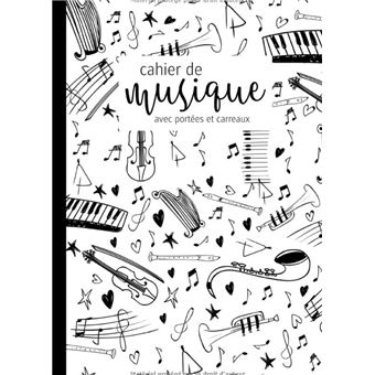Cahier De Musique INSPIRATION & COMPOSITION - Grand Format | 100 Pages