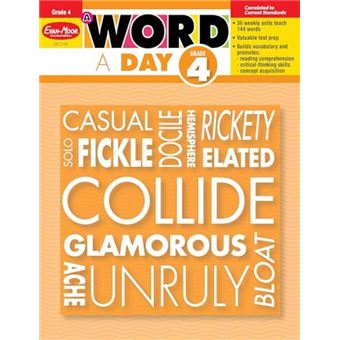 A Word a Day Grade 4 by Evan Moor Educational Publishers - 1