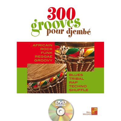 300 grooves pour djembé - 1 Livre + 1 DVD