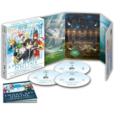 Sword Art Online : Saison 2 - Partie 2 (Blu-Ray + Bande originale + Livre) (Édition Collector) / Sword Art Online: Temporada 2 - 2ª Parte (Blu-Ray + Banda Sonora + Libro)