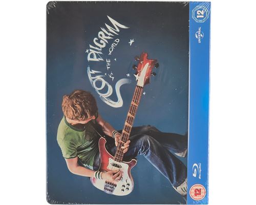 Scott Pilgrim - SteelBook Blu-ray titre débossé Zavvi UK - Universal 100 ans