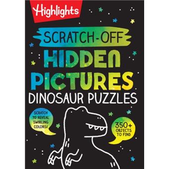 ScratchOff Hidden Pictures Dinosaur Puzzles by Highlights - 1