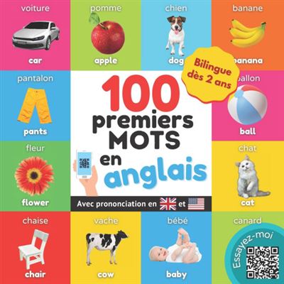 Yukibooks Mes 100 Premiers Mots En Anglais - Livre En Français - Paperback