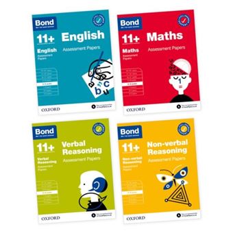 Bond 11 Bond 11 English Maths Nonverbal Reasoning Verbal Reasoning Assessment Papers 89 years Bundle by Various - 1