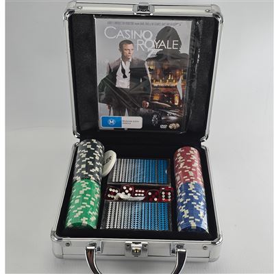 Casino Royale DVD Coffret Valise Aluminium Poker Édition Limitée Zone 4