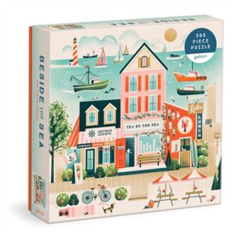 Beside the Sea 500 Piece Puzzle by Galison - 1