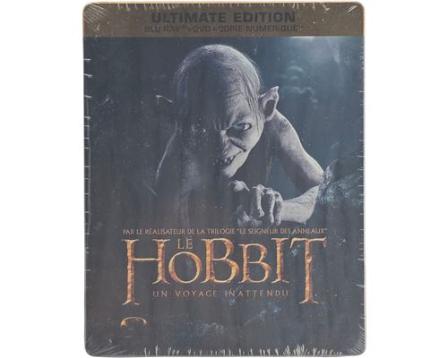Le Hobbit : Un voyage inattendu (2012) – SteelBook Blu-ray + DVD – Zone B