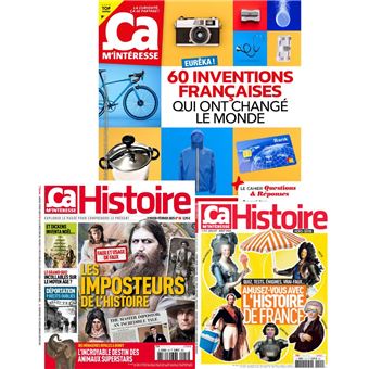 Abonnement Ça m'intéresse + Ça m'intéresse histoire + 3 hors-série Ça m'intéresse histoire - 1