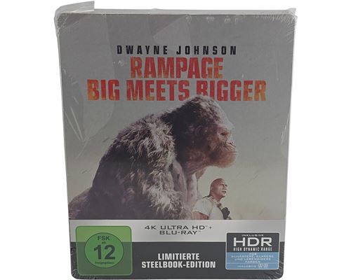 Rampage : Hors de contrôle (2018) – SteelBook 4K UHD + Blu-ray