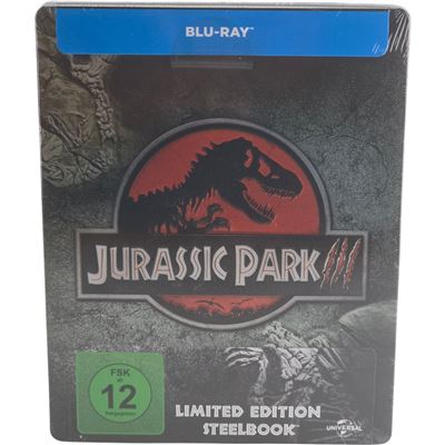 Jurassic Park III Blu-ray Steelbook Débossé édition Limitée Steven Spielberg B