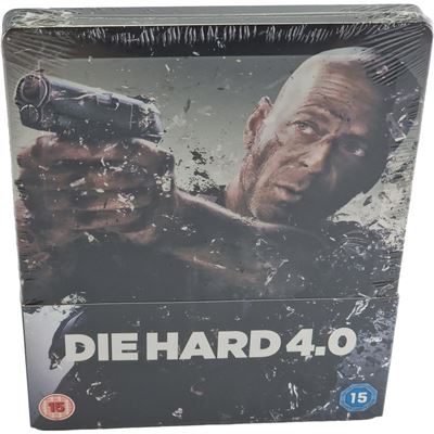 Die Hard 4.0 : Bruce Willis SteelBook Blu-ray Zavvi édition limitée 2014 Zone B