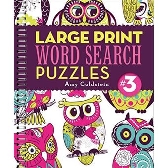 Large Print Word Search Puzzles 3 by Amy Goldstein - 1