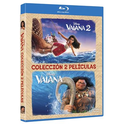 Vaiana : La Légende du bout du monde + Vaiana 2 (Disney) / Moana 1 + 2 (Blu Ray)