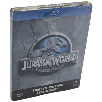 Jurassic World 2015 Blu-ray SteelBook Chris Pratt 2016 Region B