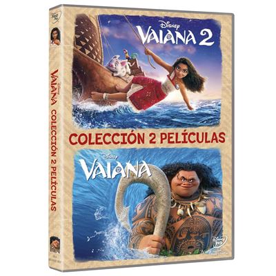 Vaiana : La Légende du bout du monde + Vaiana 2 (Disney) / Moana 1 + 2 (DVD)
