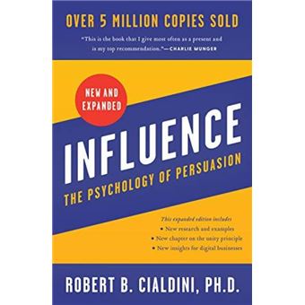 Influence New and Expanded by Cialdini Robert B PhD Hardcover Book - 1