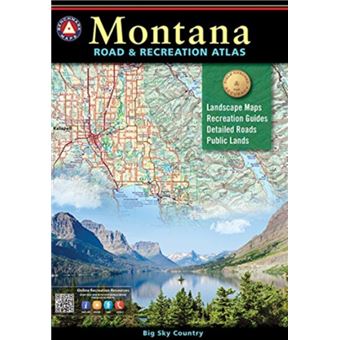 Benchmark Montana Road Recreation Atlas 5th Edition by National Geographic Maps - 1