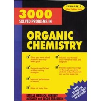 3000 Solved Problems in Organic Chemistry by Jacob Sharefkin Paperback Book - 1