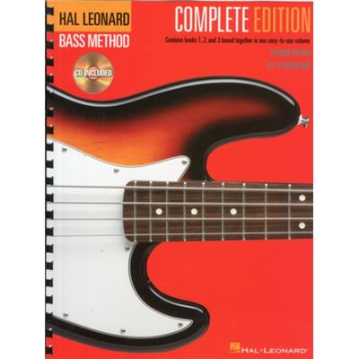 Hal Leonard Corp Electric Bass Method Complete Edition By D. Dean