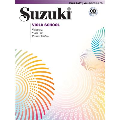 Shinichi Suzuki : Suzuki Viola School, Volume 3 (Revised) - Recueil avec CD Viola ALF0040691 9780739097076
