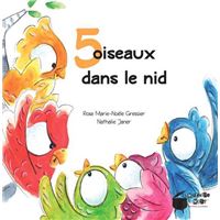 5 Oiseaux Dans Le Nid