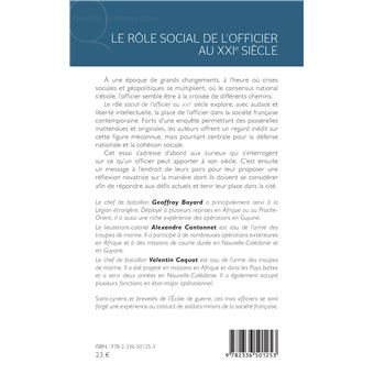 Le rôle social de l’officier au XXIe siècle