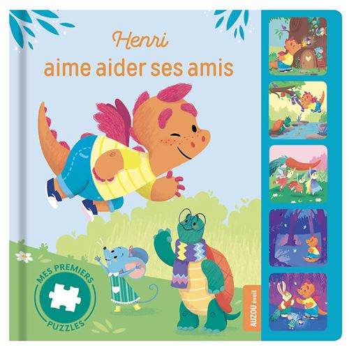 Mes premiers puzzles - henri aime aider ses amis