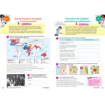 Cahier de vacances 2024 de la 6e vers la 5e