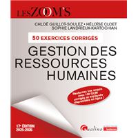 Gestion des ressources humaines - 50 Exercices corrigés