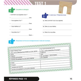 Français pour étrangers - Cahier d'activités - Initiation (Voie express) 2024