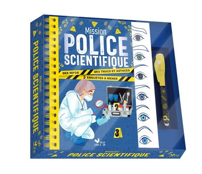Mission police scientifique - coffret avec accessoires - Anne Kalicky - Deux Coqs D'or - Boîte ou accessoire - Jeux livres objets