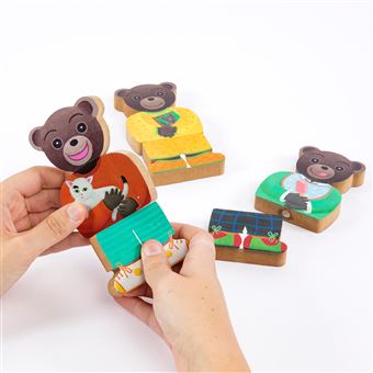 Educa - Jeu pour Apprendre Les Formes | Le Petit Ours Brun. Scènes de la Vie Quotidienne dans lesquelles l'Enfant Peut reconnaître des Formes géométriques (19876