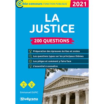La justice et son organisation 2021