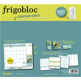 Frigobloc Mensuel 2024 Déco végétale (de janv. à déc. 2024) - édition  limitée - Playbac