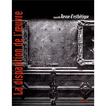 Nouvelle revue d'esthétique 2011, n° 8 - 1