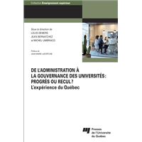 De l'administration à la gouvernance des universités: progrès ou recul?
