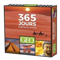 365 jours sagesse du monde - calendriers géo