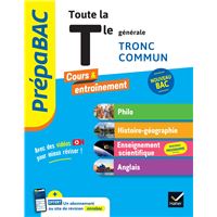 Prépabac - Toute la Tle générale (tronc commun) - Bac 2026 (toutes les matières)