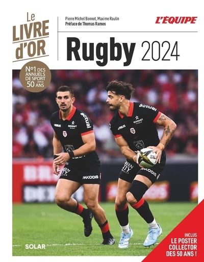 Livre D'or Du Rugby 2017 – Franck Mesnel, Jean Cormier, Dan Carter – Très Bon état