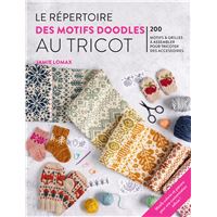 Le répertoire des motifs doodles au tricot