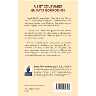 Us et coutumes en pays gourounsi