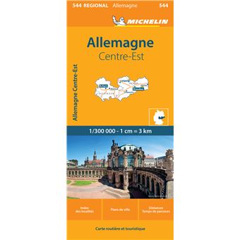 Carte Régionale Allemagne Centre-Est - 1